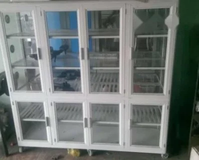 Tủ Nhôm Kính Đựng Chén