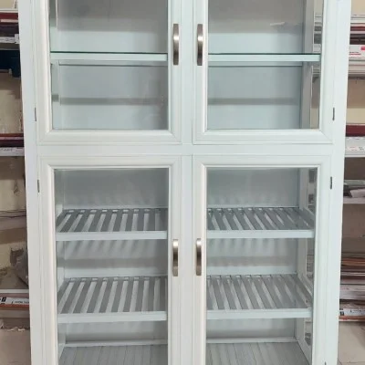 Tủ Nhôm Kính Đựng Chén Bát