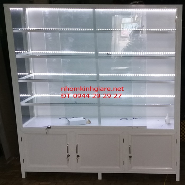 Tủ bán hàng nhôm kính 1