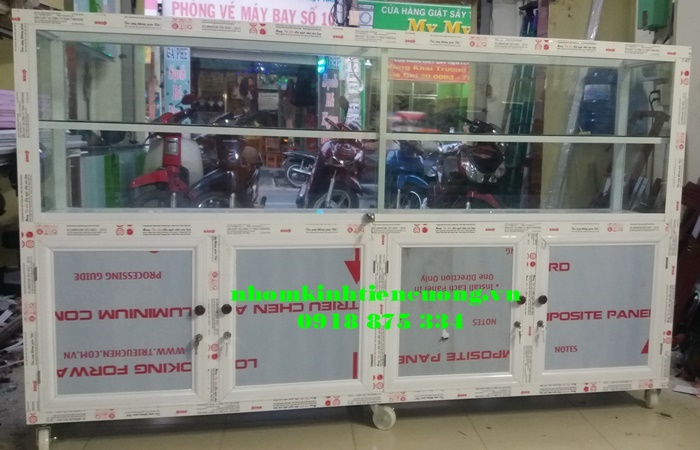 Tủ bán hàng nhôm kính 3