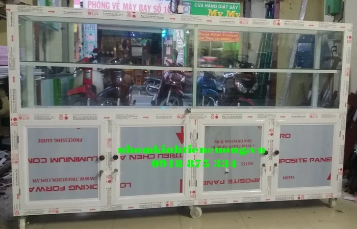 Tủ bán hàng nhôm kính 3