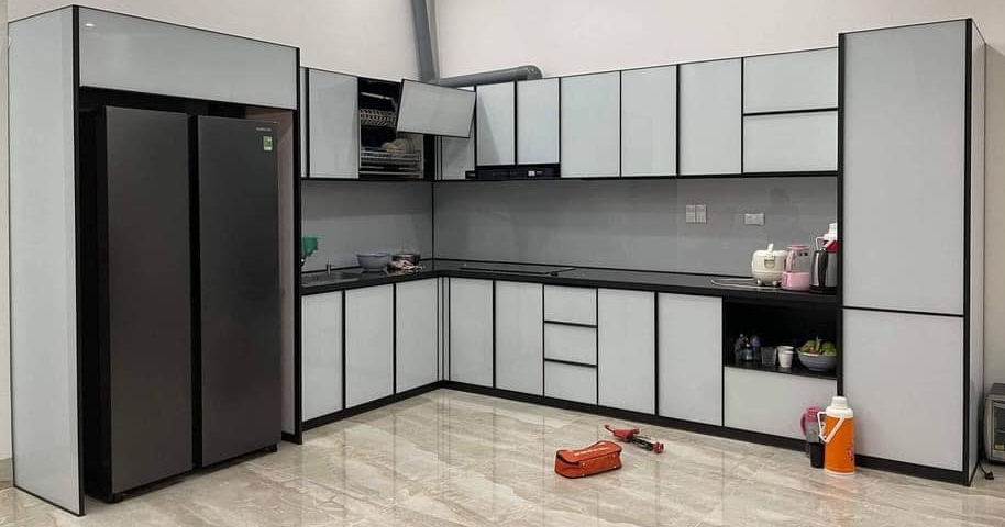 Hình ảnh tủ bếp nhôm kính đẹp 4