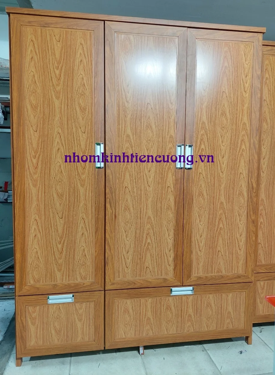 Tủ quần áo nhôm kính Tiến Cường (2)