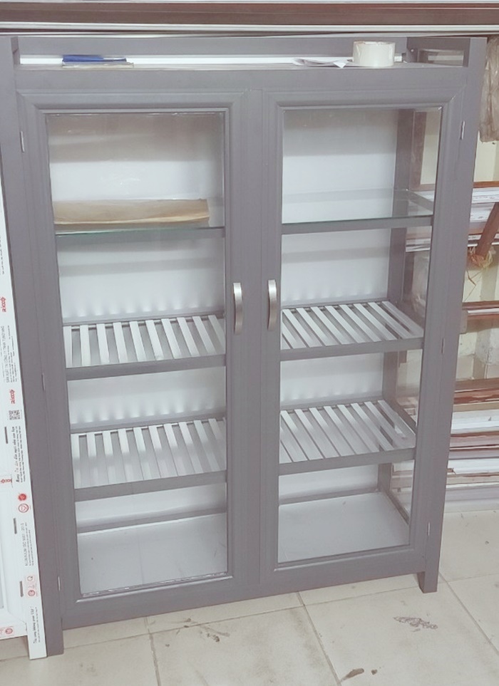 Bán Tủ Chén Nhôm Kính Giá Rẻ Ở Đâu?2