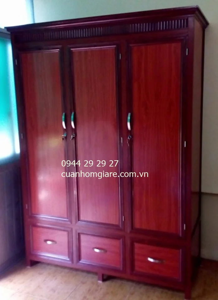 Tủ quần áo nhôm kính đẹp 3
