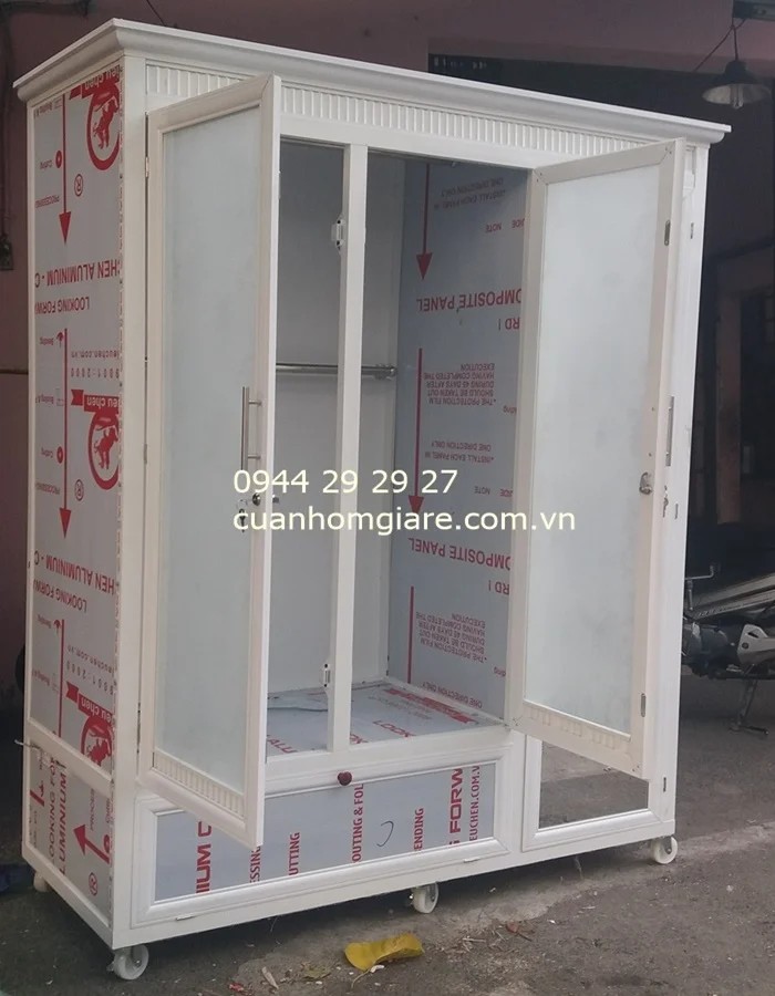 Những mẫu tủ quần áo bằng nhôm kính đẹp 3