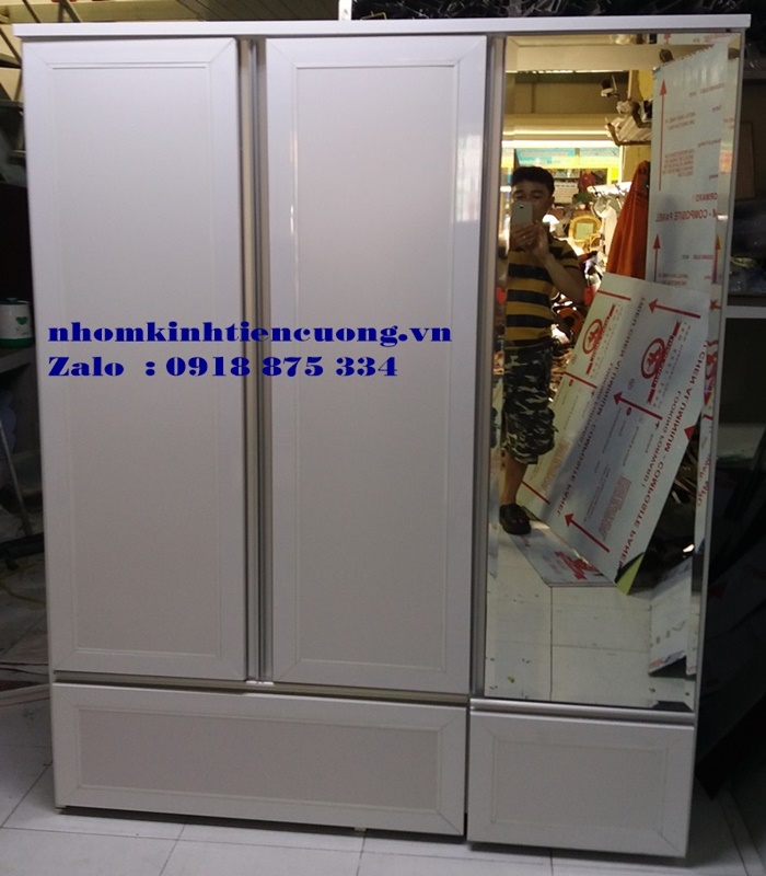 Những mẫu tủ quần áo bằng nhôm kính đẹp 2