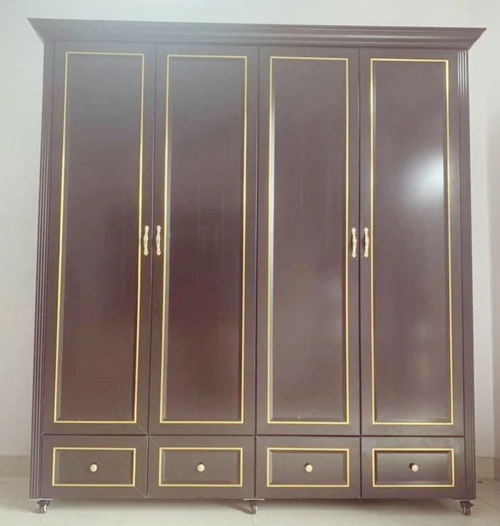 Tủ nhôm kính đựng quần áo giá rẻ 1