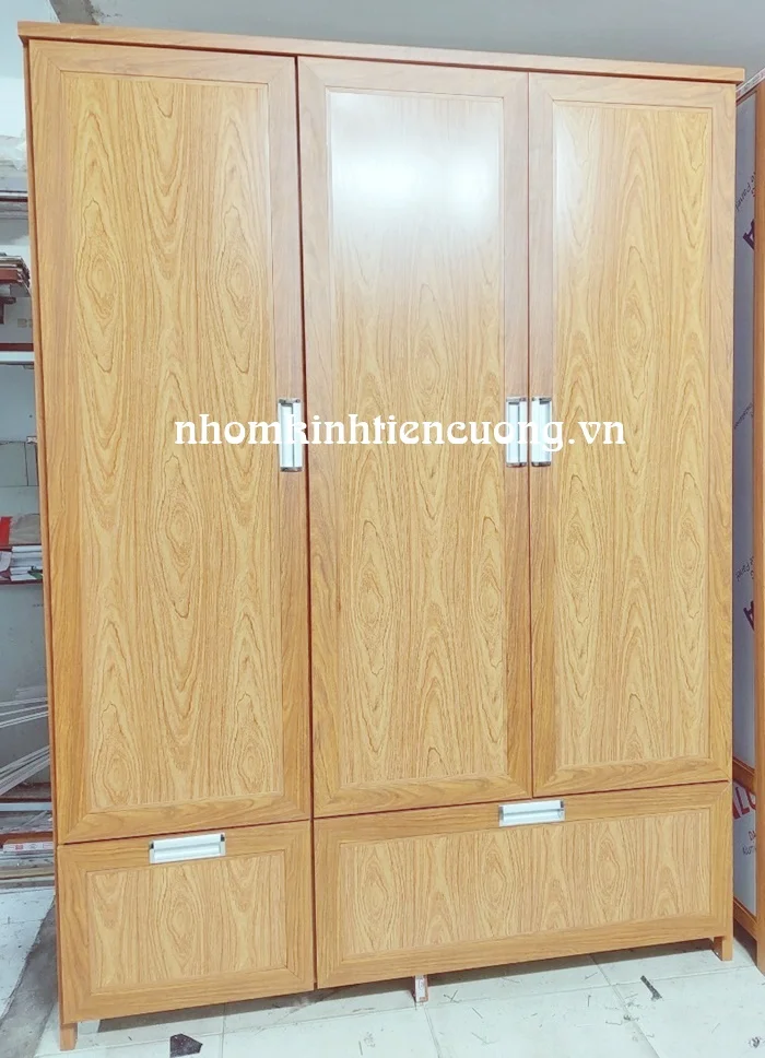 Các mẫu tủ quần áo bằng nhôm kính đẹp 2