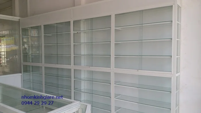 Mẫu tủ quầy thuốc tây đẹp 1