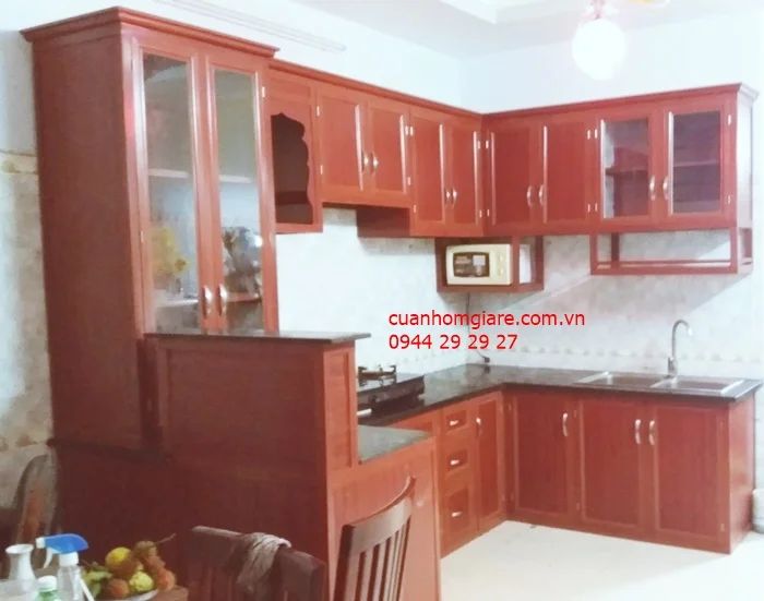 Tủ bếp nhôm treo tường 7