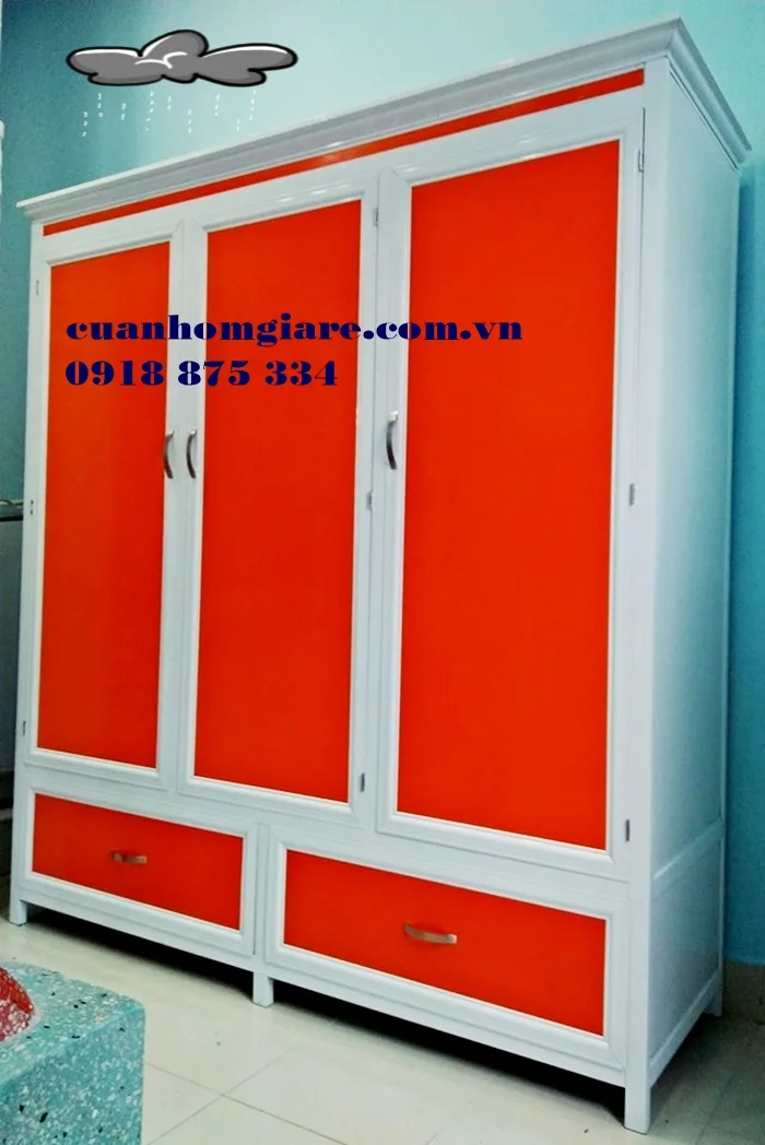 Tủ quần áo nhôm 3
