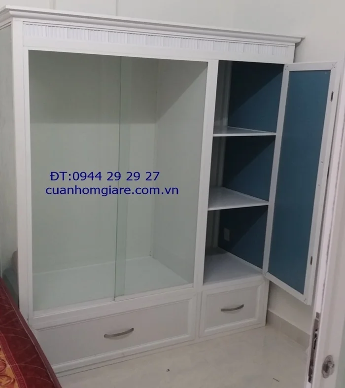 Tủ quần áo nhôm 4