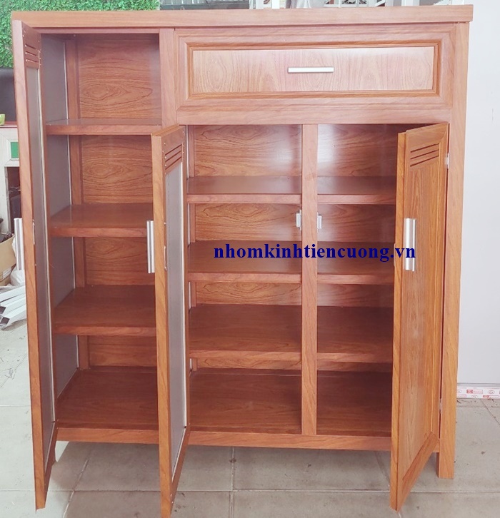 Tủ giày dép nhôm 2