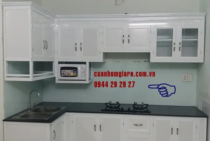 Tủ bếp nhôm đẹp 4