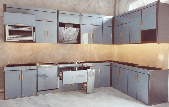 Tủ bếp nhôm kính cao cấp 5