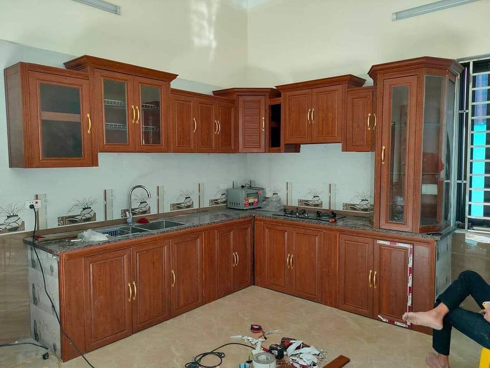 Tủ bếp nhôm kính cao cấp 3