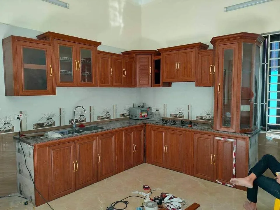 Tủ bếp nhôm kính cao cấp 3