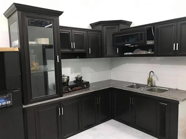 Tủ bếp nhôm kính cao cấp 2
