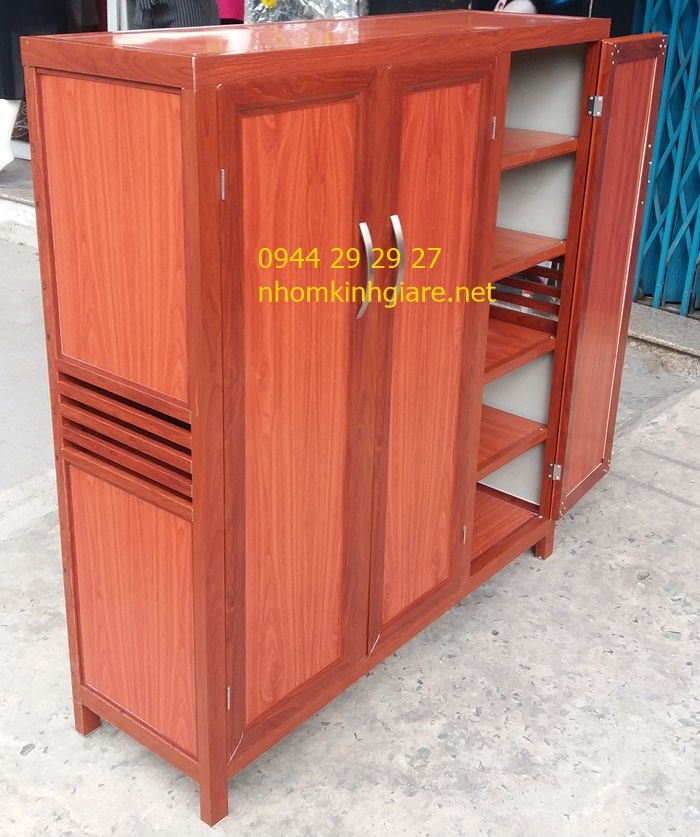 Tủ giày dép nhôm 4